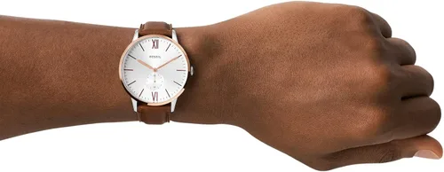 Vista 4 de Fossil Juego de regalo de reloj de acero inoxidable para él y ella