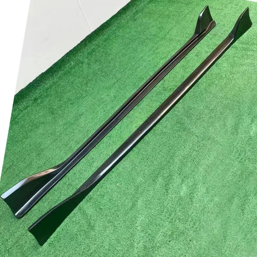 Vista 7 de Extinsión de falda lateral de fibra de carbono para Toyota Supra A90 2019-2026