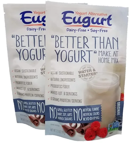 Vista 10 de Better Than Yogurt" Make At Home Mix (¡sin lácteos y soja!) (coco, 1 paquete)