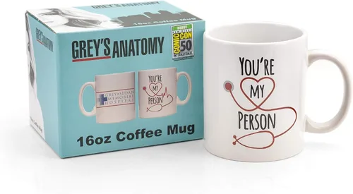 Vista 4 de Surreal Entertainment Greys Anatomy You're My Person Taza de café de cerámica Taza coleccionable de celebración de la amistad Capacidad para 16