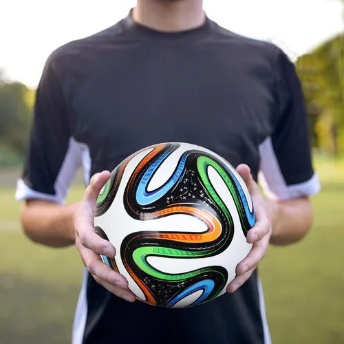Vista 6 de Copa del Mundo 2014 Brasil Final Famous Match Ball Réplica de Fútbol/Balón de Fútbol Tamaño 5, Copa Mundial de Balón de Fútbol está hecha de Rexine