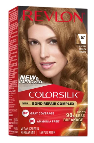 Vista 55 de Revlon ColorSilk Beautiful Color 41 marrón medio 1 ea (paquete de 5)