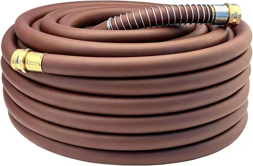 Vista 37 de Wiseflow Leader Hose Manguera de agua resistente de 3 x 5/8 pulgadas con accesorios de latón macho a hembra, extensor de manguera corta para carrete