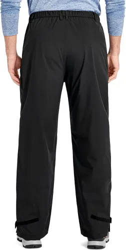 Vista 3 de Men's Rain Pants, Waterproof Rain Over Pants Windproof Hiking Pants