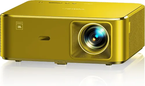 Vista 10 de Proyector 4K con Google TV, YABER K2s WiFi 6 Bluetooth, Sonido de JBL, Audio Dolby, Enfoque Automático y Keystone, Proyector de Película al Aire