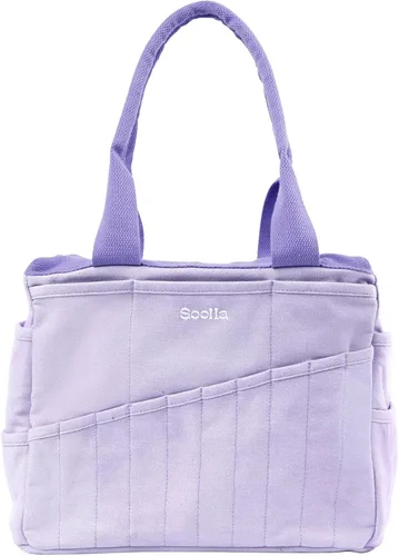 Vista 26 de Soolla Bolsa de estudio: organizador de almacenamiento de suministros de arte y bolsa de herramientas de cerámica, bolsa lavable, bolsa de hilo