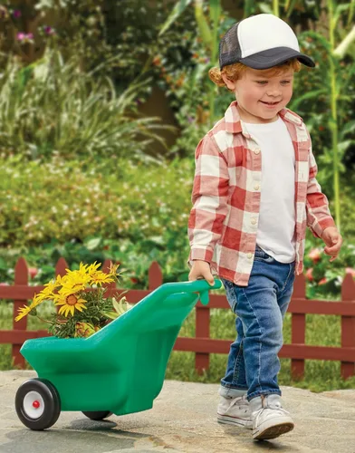 Vista 4 de Little Tikes Tractor y carrito, correpasillos, para niños y niñas de 1 a 5 años