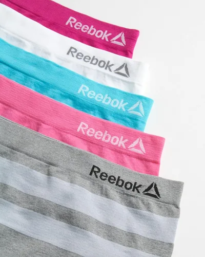 Vista 3 de Reebok Ropa interior para niña - Bragas sin costuras (5 unidades)
