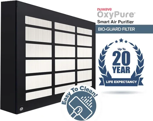 Vista 3 de Nuwave Filtro lavable Oxypure - BioGuard para habitaciones grandes y hogar
