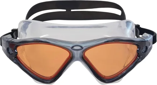 Vista 2 de Zoggs Máscara unisex de triple visión para adultos Gafas de natación con protección UV antivaho Tecnología de lente curva y correa de ajuste