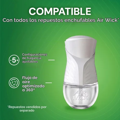 Vista 2 de Air Wick Calentador de aceite perfumado enchufable, accesorio blanco, 1