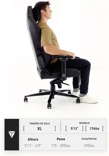 Vista 6 de Secretlab Titan Evo XL Arctic White - Silla para juegos, tela, color blanco, ergonómica Blanco ártico