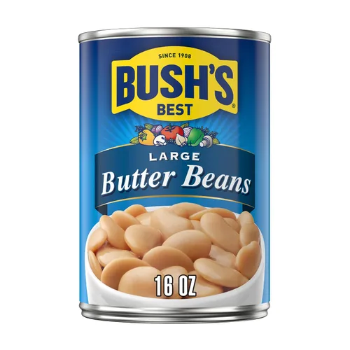 Vista 5 de Bush's Best - Frijoles grandes de mantequilla, 16 onzas Buena fuente de proteína vegetal, buena fuente de fibra, sin grasa, sin gluten