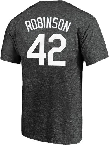 Vista 5 de Outerstuff Jackie Robinson Brooklyn Dodgers #42 Camiseta con nombre y número de jugador de talla juvenil
