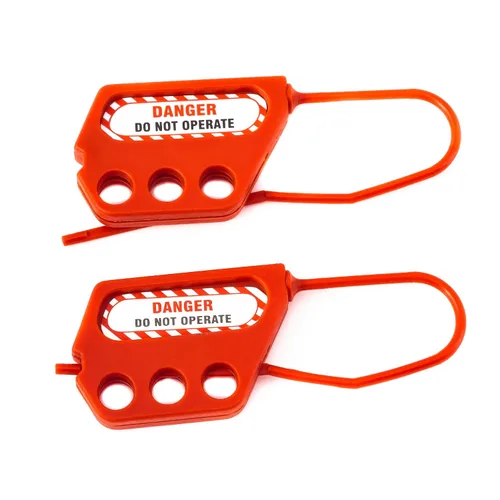 Vista 2 de Zing Green Products 7270 Cerrojo flexible de 3 agujeros, rojo