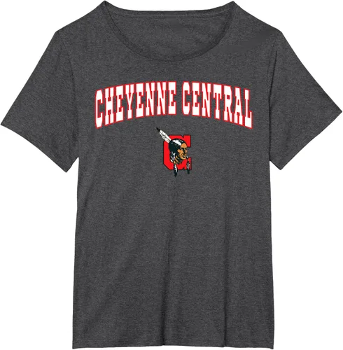 Vista 22 de Cheyenne Central High School Indians T-Shirt C2