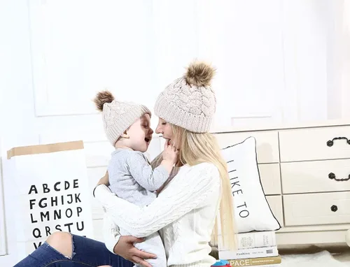 Vista 6 de DANMY Gorro para bebé, recién nacido, para invierno, cálido, para niños y niñas, gorro cálido de invierno