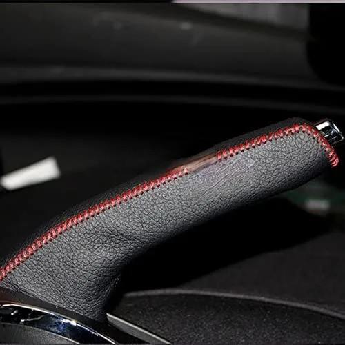Vista 3 de Autobro Funda de cuero para freno de mano SsangYong Korando