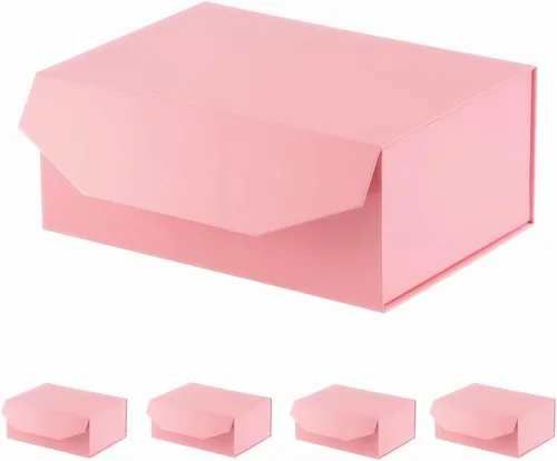 Vista 76 de 1 paquete de caja de regalo negra con tapas, pequeña de 12 x 8 x 2.7 pulgadas, cajas de regalo para ropa, cajas de regalo para camisas con cinta