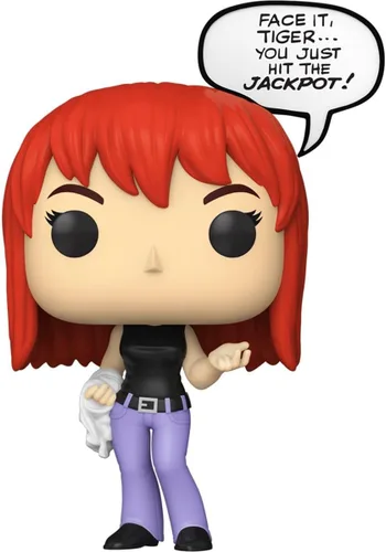 Vista 3 de POP! Marvel: Spider-Man - Mary Jane Watson # 1260 Exclusivo incluido con funda protectora de caja compatible