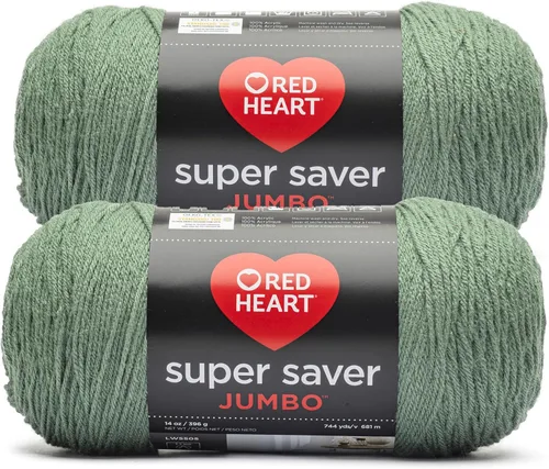 Vista 100 de Red Heart Super Saver Jumbo Ovillo de lana, Amatista