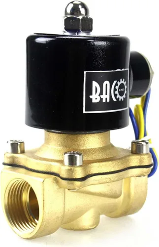 Vista 7 de BACOENG válvula solenoide eléctrica 1/4"-1" DC12 V NPT acero inoxidable/latón NC, 1