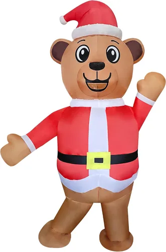 Vista 6 de DeHasion Christmas Inflatable Costume Christmas Party Air Blow-up Costume for AdultChristmas Parade