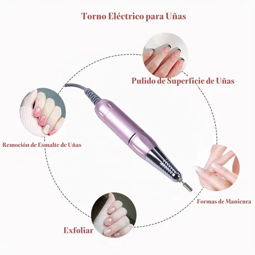 Vista 4 de TFCFL Colector de polvo de uñas 5 en 1, colector de polvo profesional de vacío de uñas + taladro eléctrico de uñas + lámpara de secado de uñas