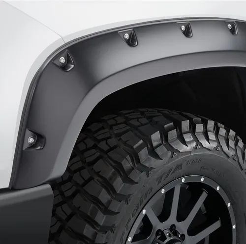 Vista 7 de Bushwacker Guardabarros estilo bolsillo 20931-02, juego para Ford F-250 y F-350 Super Duty 2011-2016