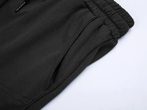 Vista 6 de FLYFIREFLY Pantalones cortos de entrenamiento de gimnasio para hombre, ligeros, atléticos, pantalones cortos para entrenamiento de culturismo