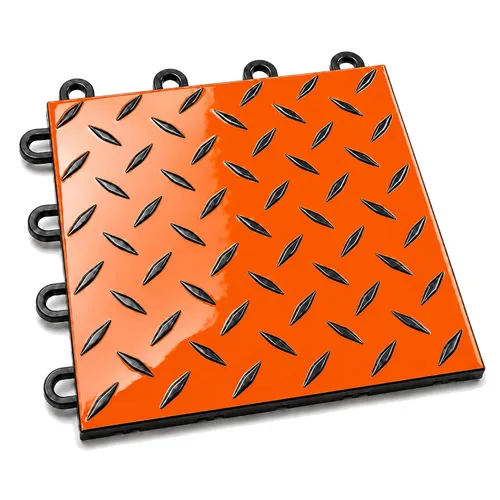 Vista 11 de Baldosas de piso entrelazadas Nitro Pro de 5/8" de grosor de FlooringInc, baldosas de piso de garaje para un garaje, taller, cobertizo o remolque
