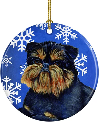 Vista 62 de Caroline's Treasures Cavalier Spaniel - Adorno de cerámica para colgar en el árbol de Navidad, para el hogar, Navidad, fiestas, regalo, 3 pulgadas