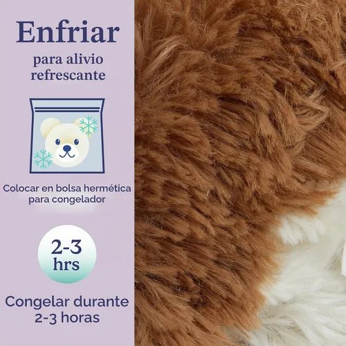 Vista 5 de Warmies Junior Animales de Peluche Calentitos y con Peso, Vaca - Animal de Peluche Calentador de Felpa para Calor y Confort - Lindos Juguetes