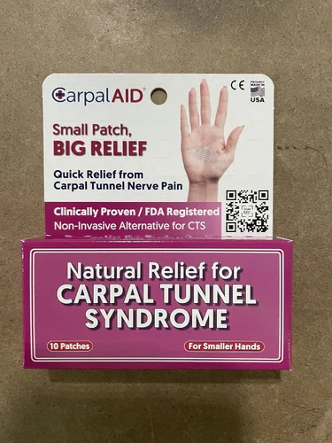 Vista 6 de CarpalAid - Parche Alternativo para Túnel Carpiano - Diseño Innovador Patentado, Adhesivo de Grado Médico para Soporte - Uso Todo el Día Sin