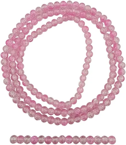 Vista 26 de DandS ltd Cuentas de cristal agrietadas para la fabricación de joyas, champán, pulseras vibrantes de bricolaje, collares, aretes, suministros