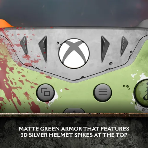 Vista 3 de Xbox Wireless Controller – DOOM: The Dark Ages Limited Edition Series X S, One, PCs, and Cloud-Enabled Devices (Renewed)