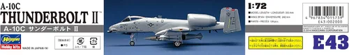 Vista 9 de Hasegawa Kit modelo Thunderbolt II a escala 1:72 A-10C