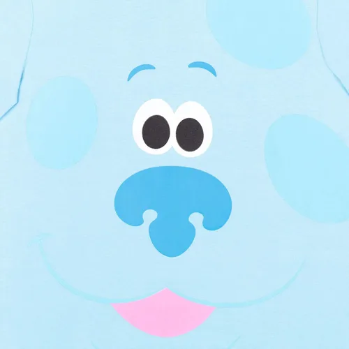 Vista 3 de Nickelodeon Blue e's Clues - Camiseta de manga corta y pantalones cortos de malla para niños