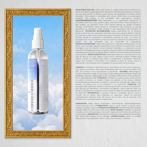Vista 2 de Lubricante a base de agua SHIBARI, lubricante personal premium para parejas y mujeres, 4 fl oz