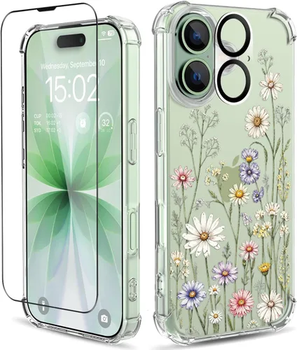 Vista 51 de Funda para iPhone 13 y iPhone 14 (6.1 pulgadas) con protector