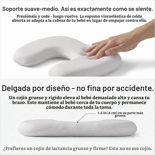 Vista 3 de Almohada para el brazo de alimentación del bebé - Funda