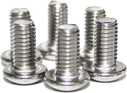 Vista 8 de 100 piezas M4-0.70 x 6 mm Tornillos de cabeza de botón con casquillo hexagonal, acero inoxidable 18-8, llave hexagonal Allen, ISO 7380