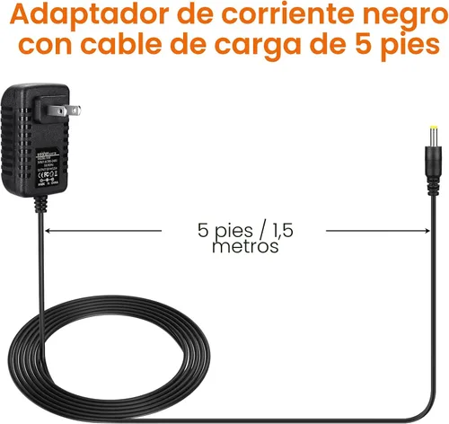 Vista 7 de Adaptador de corriente de repuesto de 15 W para Echo Pop, Dot 5ª generación, Dot 4ª generación, Dot 3ª generación, edición para niños, altavoces
