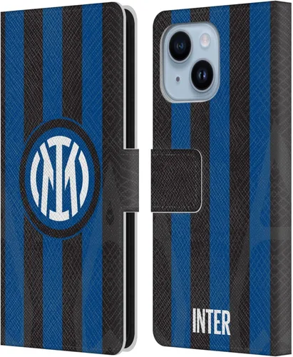 Vista 33 de Head Case Designs Officially Licensed Inter Milan Away 2025/26 Crest Kit Leather Wallet Case Compatible with Apple iPhone 11