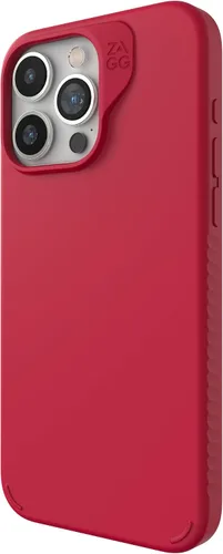 Vista 12 de [Usado] ZAGG Manhattan Snap - Funda para iPhone 15 Pro, funda de silicona de alta calidad, material de grafeno duradero, superficie lisa con un Negro