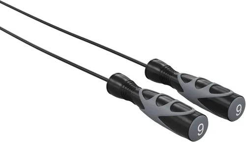 Vista 2 de Power Systems Elite Jump Rope - Vinilo prémium y bola radial para máxima rotación