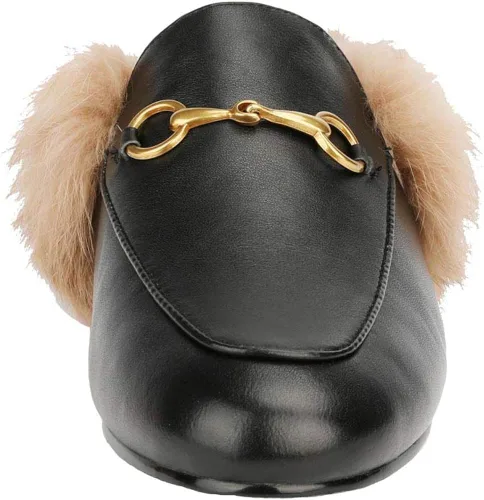 Vista 3 de ARQA - Mocasines de piel, sin talón ni cordones, de tacón bajo, para mujer.
