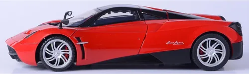 Vista 2 de Motormax Pagani Huayra Red 1/18 Modelo de coche fundido a troquel