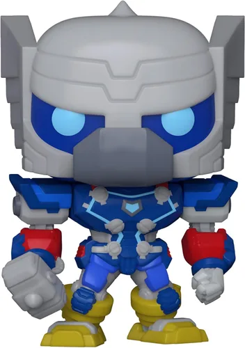 Vista 2 de Funko POP Marvel: Marvel Mech - Cabeza de vinilo Thor, multicolor, estándar