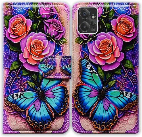 Vista 33 de Bcov Funda para Moto G Power 5G, diseño de pájaro negro y verde con tapa para teléfono con ranura para tarjetas, soporte para Motorola Moto G Power